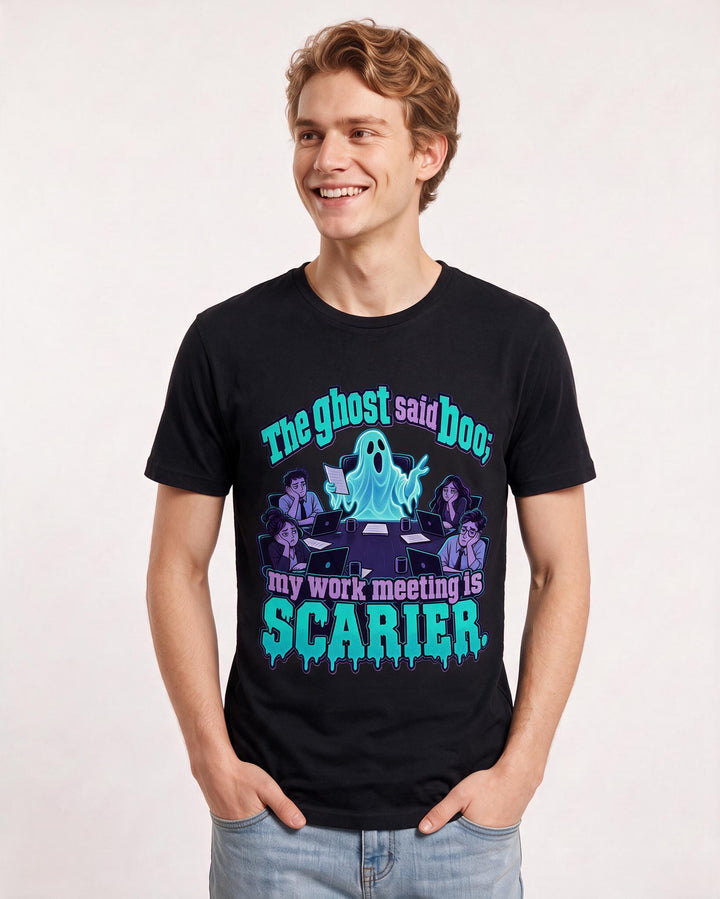 Halloween Black T-Shirt for Men – Halloween Theme Graphic Tee product image 1