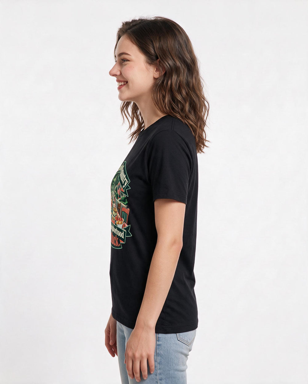 Patriotic Black T-Shirt for Women – Everyday Expression Graphic Tee product image 2