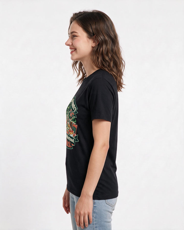 Patriotic Black T-Shirt for Women – Everyday Expression Graphic Tee product image 2