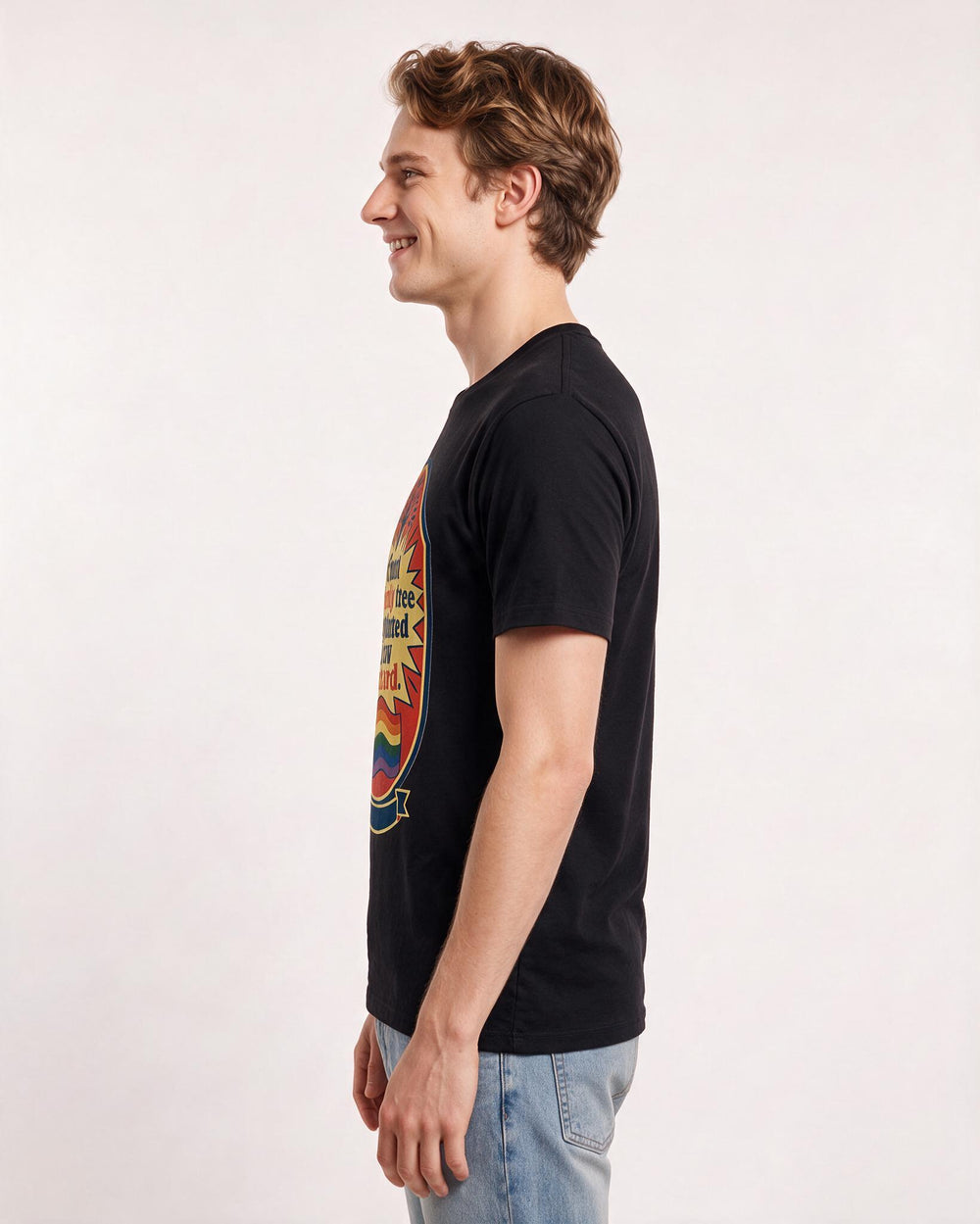 Graphic Men's Black T-Shirt - I found the family tree and planted a product image 2