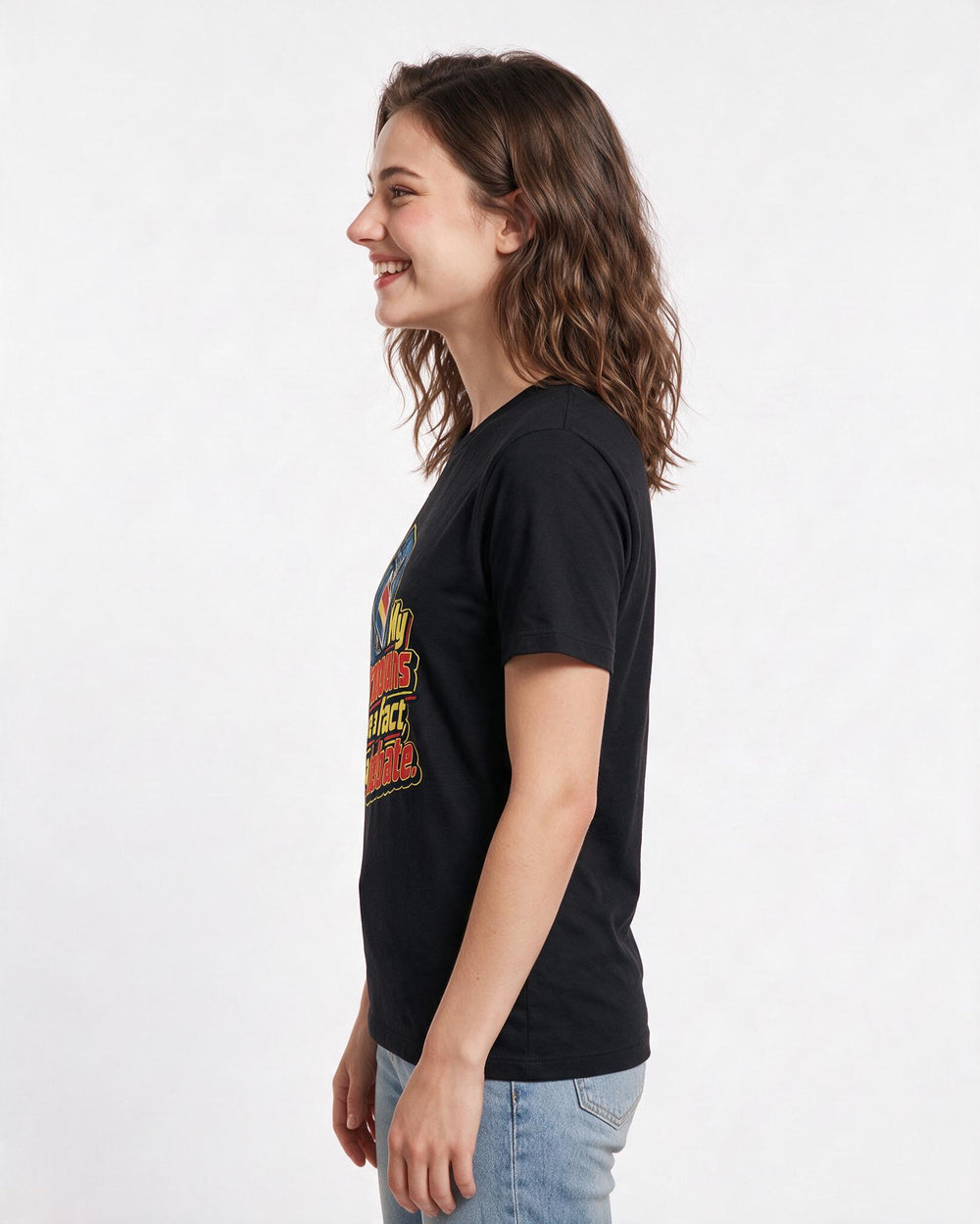 Pride Black T-Shirt for Women – Everyday Expression Graphic Tee product image 2