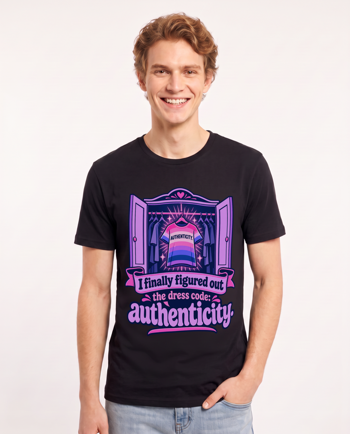 Pride Black T-Shirt for Men – Everyday Expression Graphic Tee product image 3