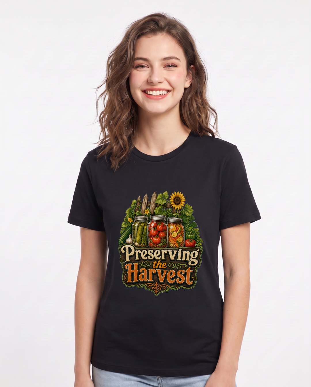 Preserving the Harvest Women's Black T-Shirt product image 2