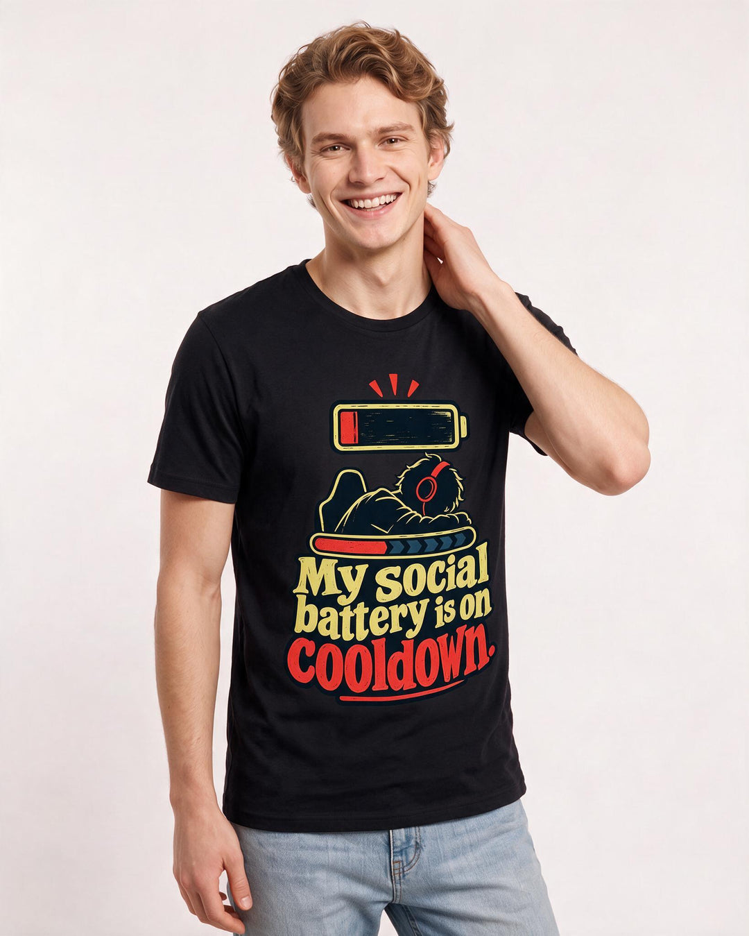 Gaming Black T-Shirt for Men – Game Night Graphic Tee product image 1
