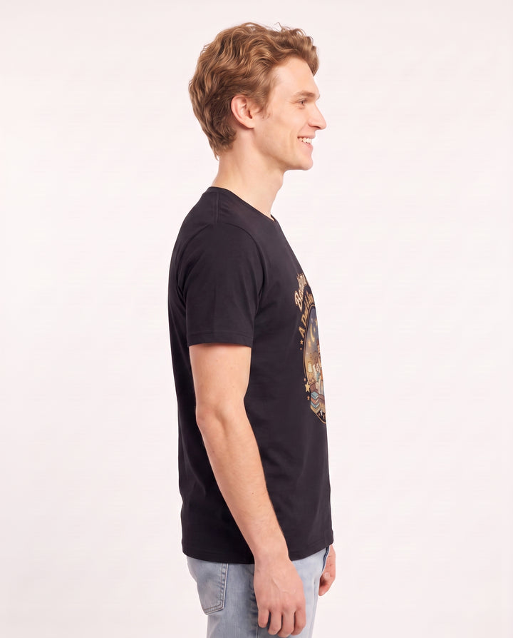 Bedtime Stories: A Dad & Son Tradition Men's Black T-Shirt product image 3