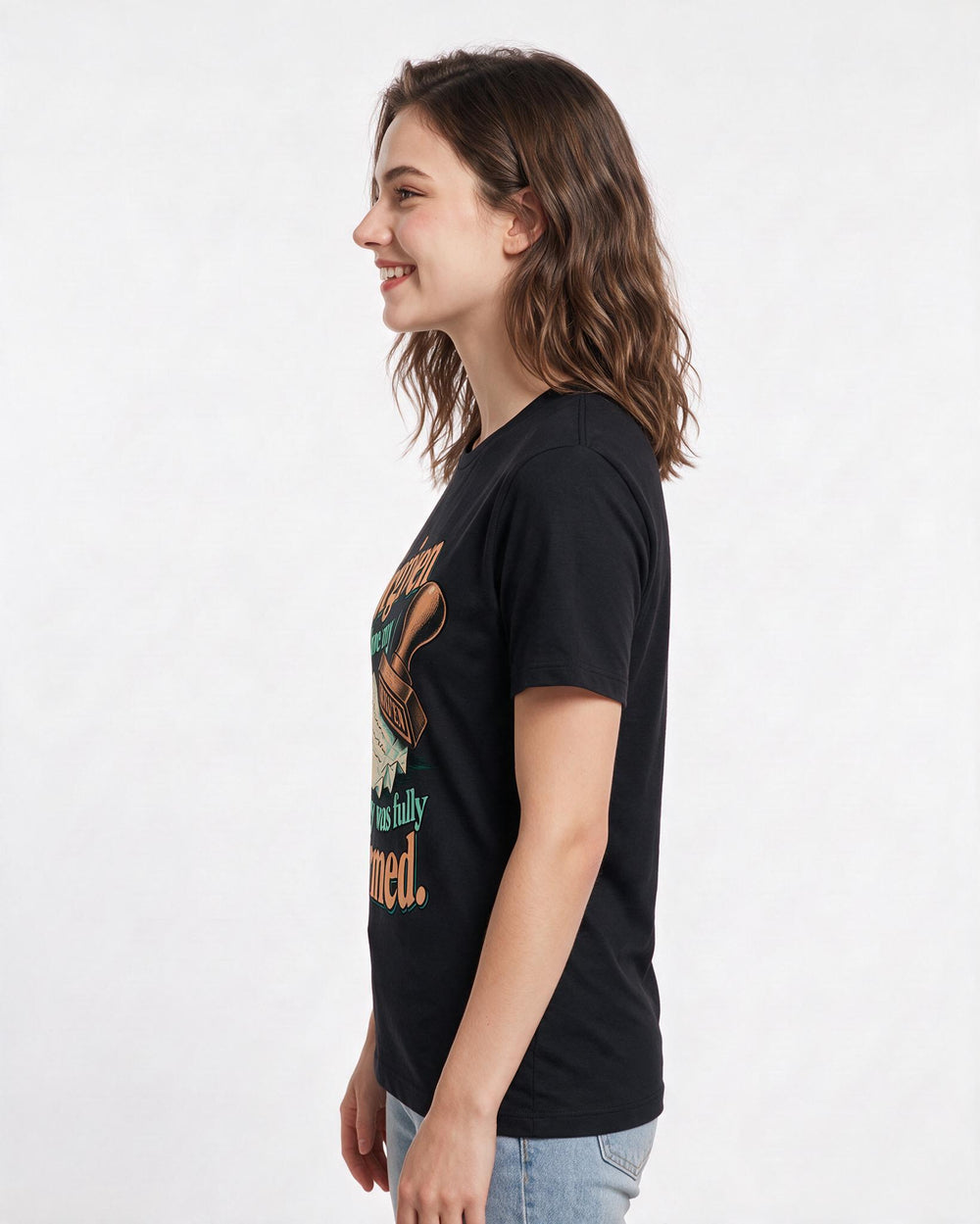 Christian Faith Black T-Shirt for Women – Everyday Expression Graphic Tee product image 2