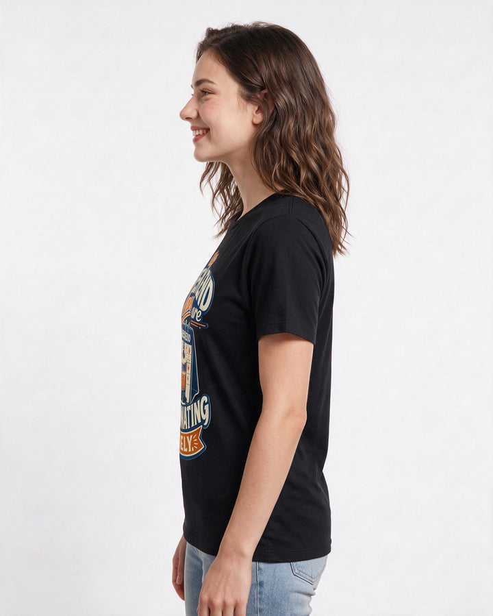Beer Black T-Shirt for Women – Everyday Expression Graphic Tee product image 2