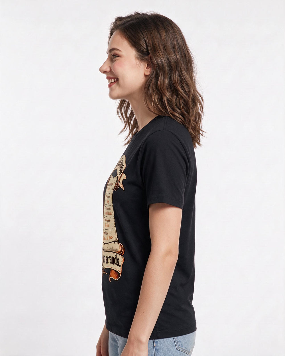 Gaming Black T-Shirt for Women – Game Night Graphic Tee product image 2