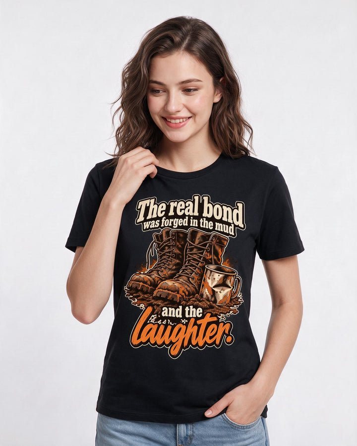 Veteran Black T-Shirt for Women – Everyday Expression Graphic Tee product image 1
