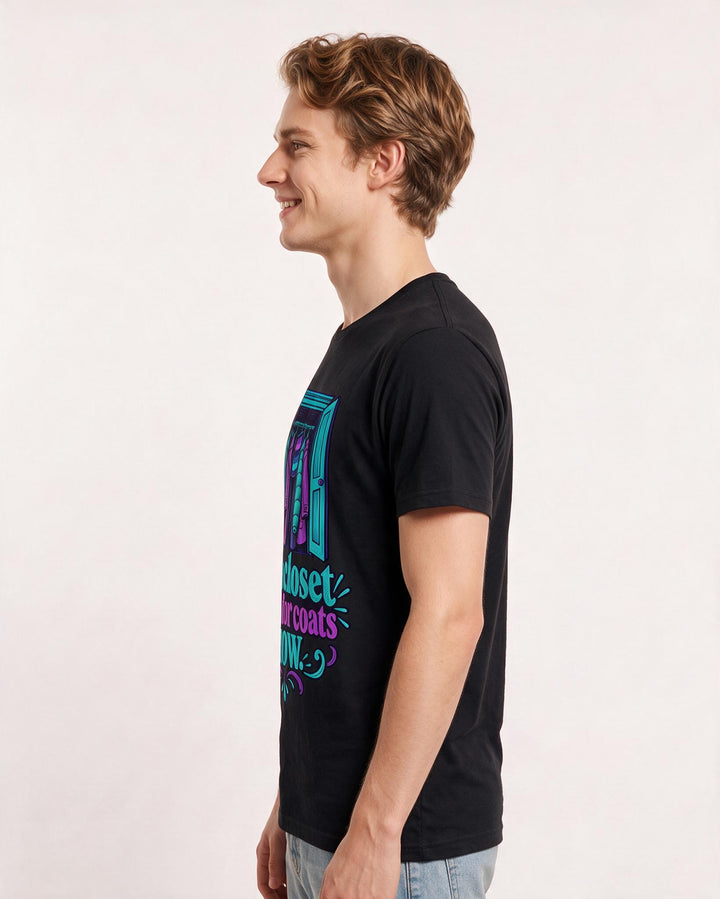 Pride Black T-Shirt for Men – Everyday Expression Graphic Tee product image 2