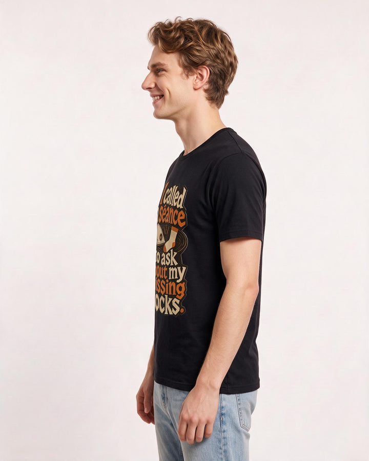 Halloween Black T-Shirt for Men – Halloween Theme Graphic Tee product image 2
