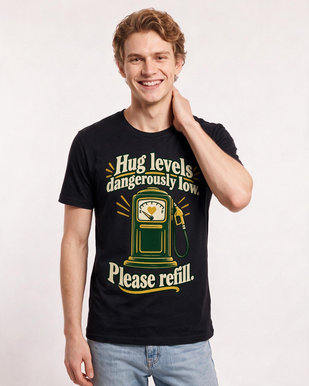 Grandparent Black T-Shirt for Men – Everyday Expression Graphic Tee product image 1