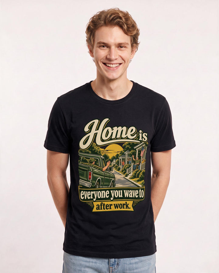Patriotic Black T-Shirt for Men – Everyday Expression Graphic Tee product image 1
