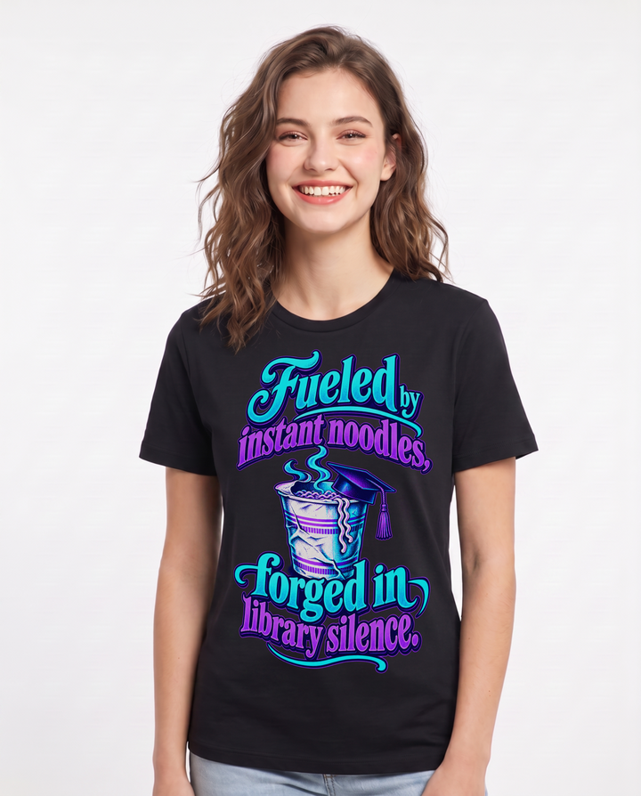 Graduation Black T-Shirt for Women – Everyday Expression Graphic Tee product image 3