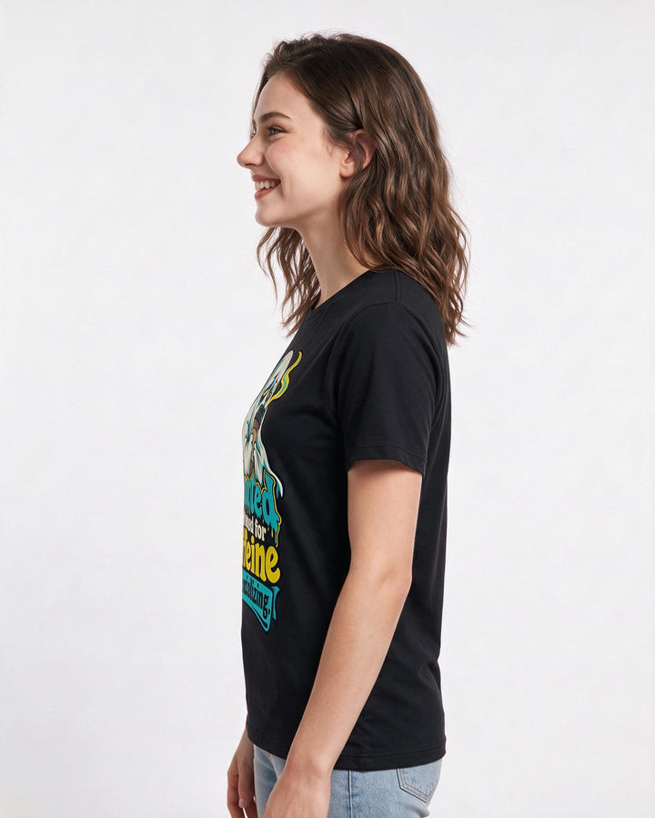 Halloween Black T-Shirt for Women – Halloween Theme Graphic Tee product image 2