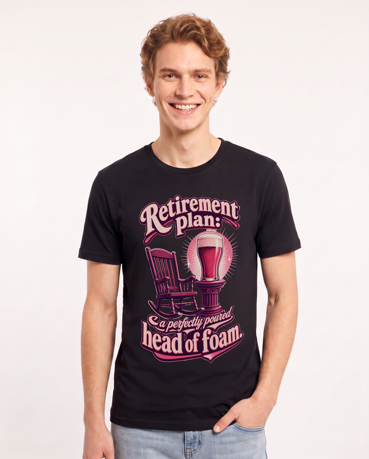 Beer Black T-Shirt for Men – Everyday Expression Graphic Tee product image 1