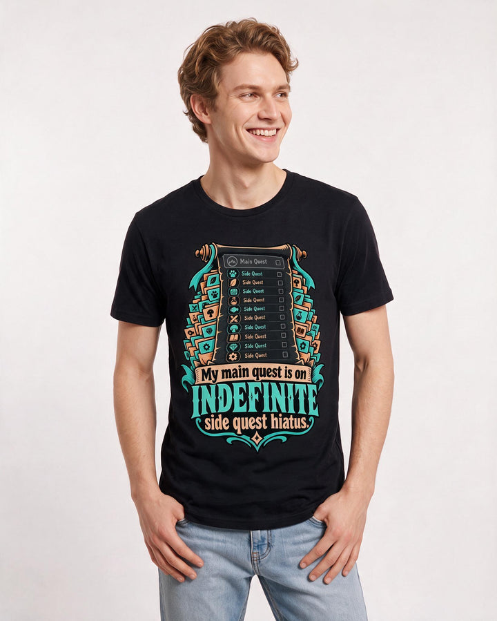 Gaming Black T-Shirt for Men – Game Night Graphic Tee product image 1