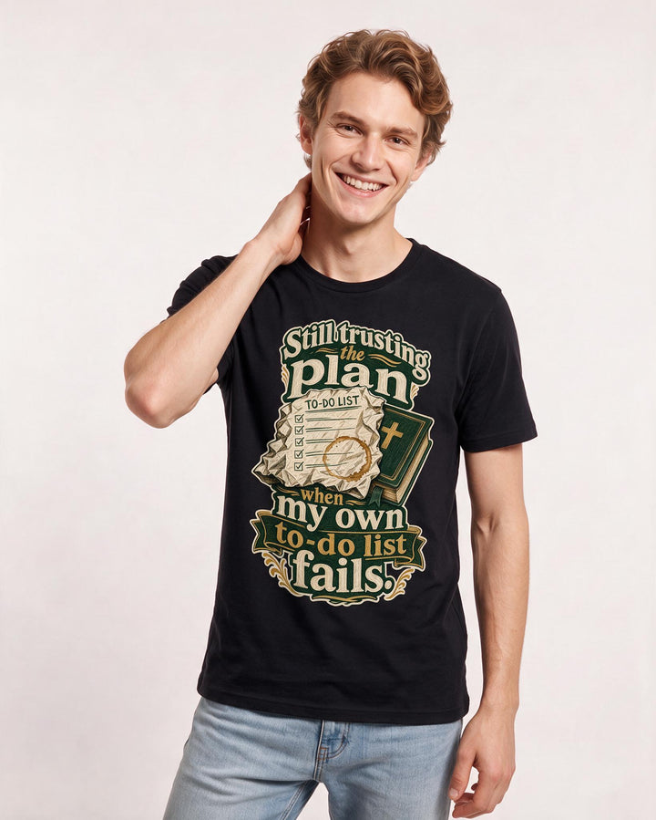 Christian Faith Black T-Shirt for Men – Everyday Expression Graphic Tee product image 1
