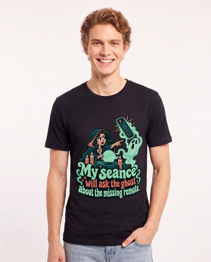 Halloween Black T-Shirt for Men – Halloween Theme Graphic Tee product image 3