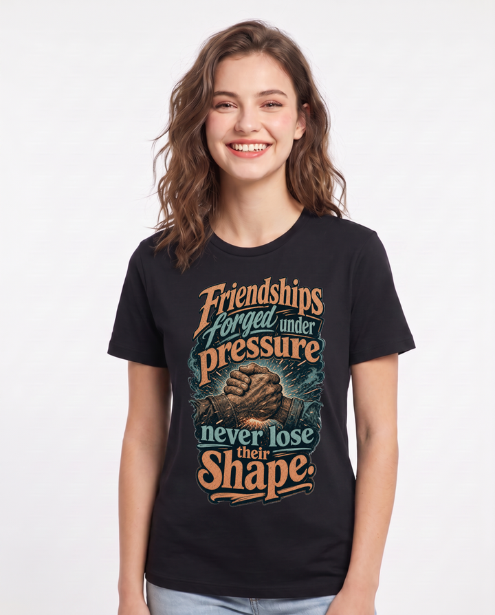 Veteran Black T-Shirt for Women – Everyday Expression Graphic Tee product image 3