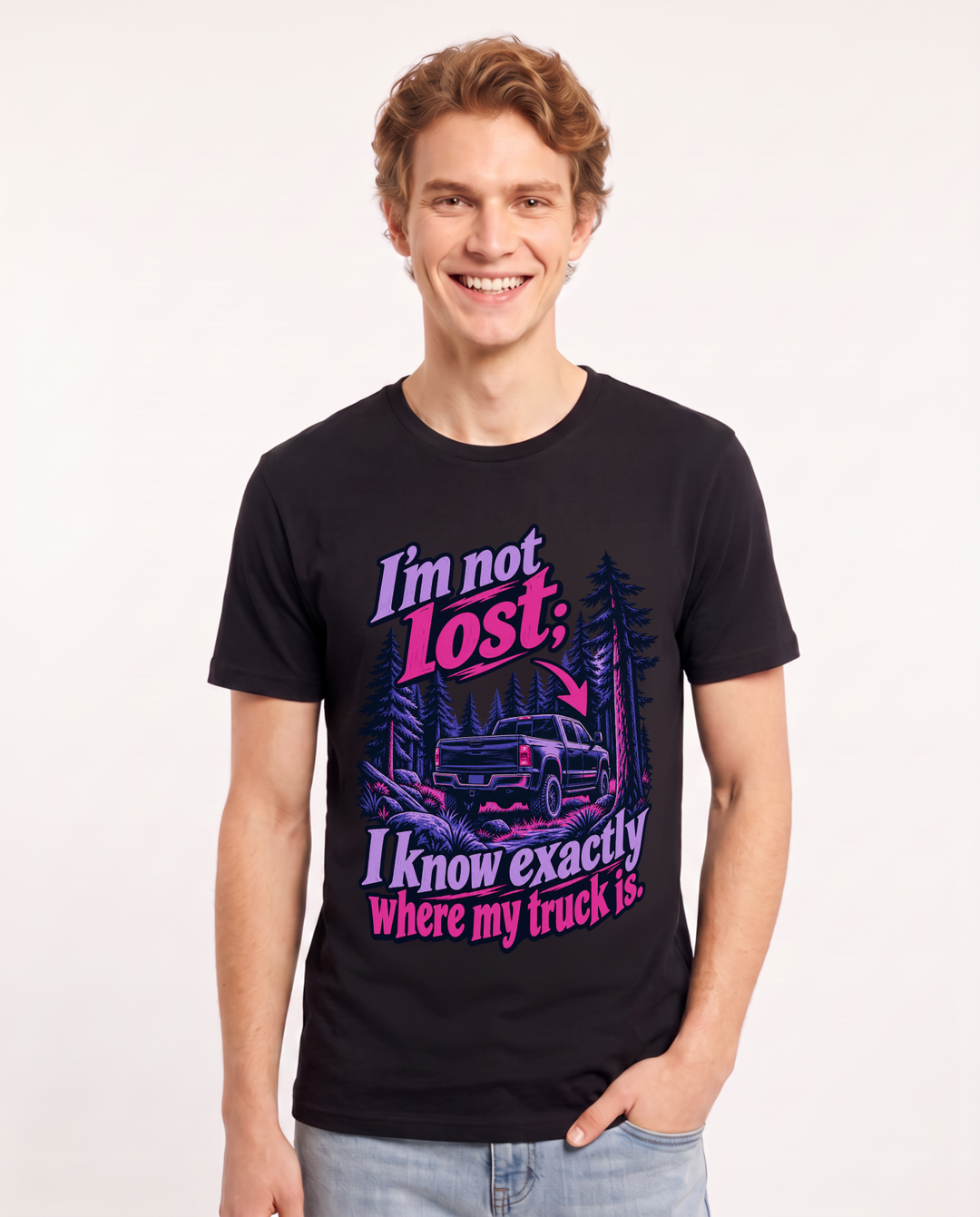 Hunting Black T-Shirt for Men – Everyday Expression Graphic Tee product image 3