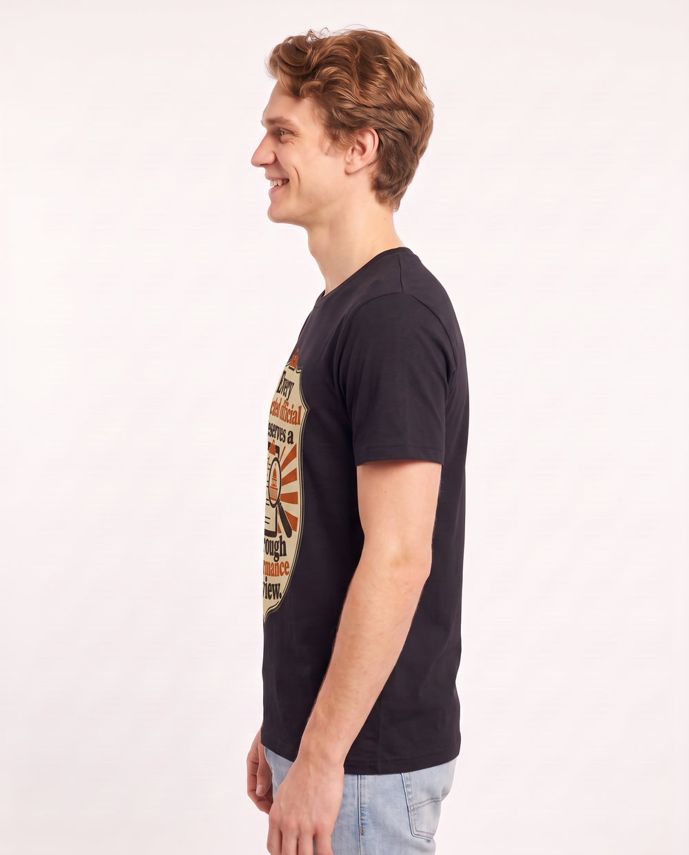 Graphic Men's Black T-Shirt - Every elected official deserves a product image 2