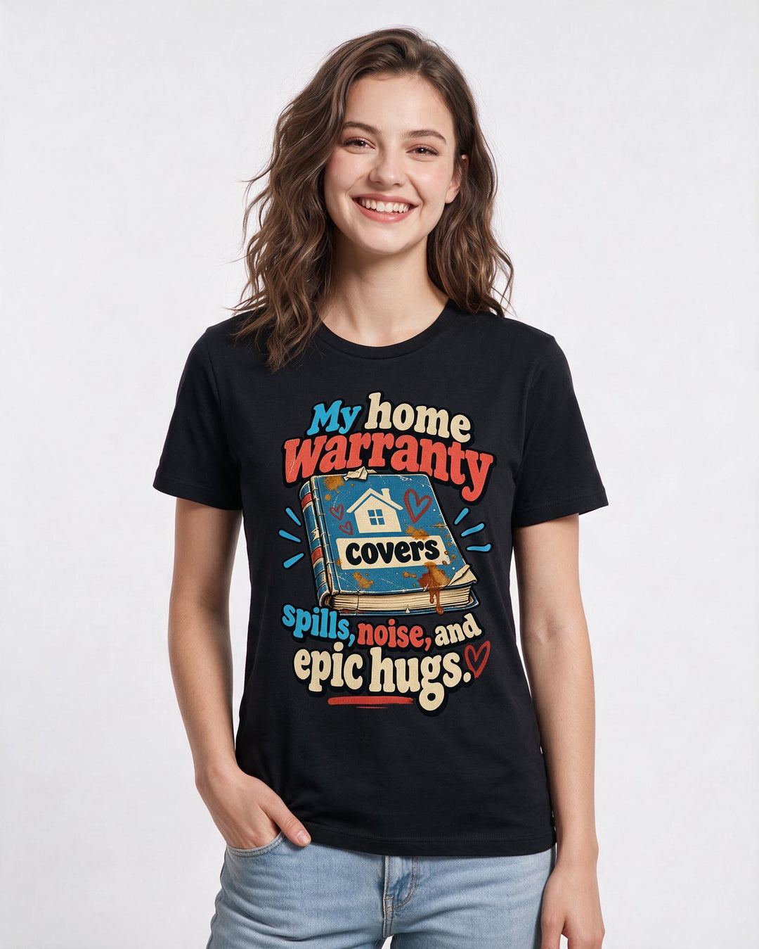 Mom Black T-Shirt for Women – Everyday Expression Graphic Tee product image 1