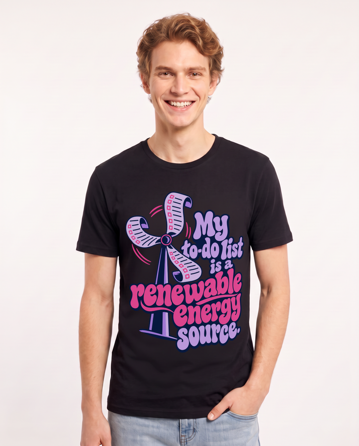 Meme Black T-Shirt for Men – Everyday Expression Graphic Tee product image 3