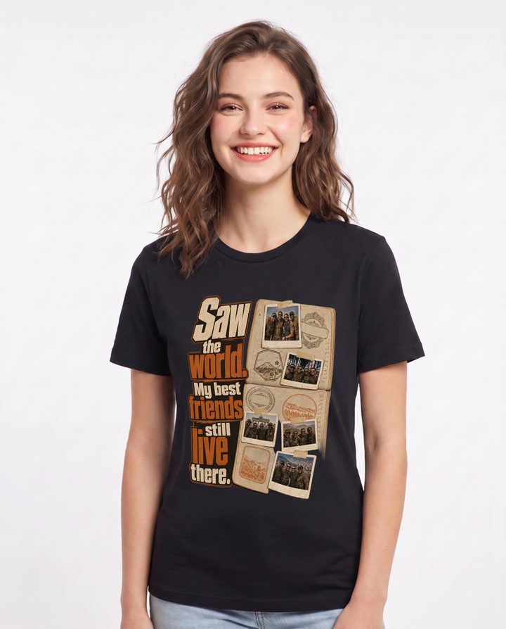 Veteran Black T-Shirt for Women – Everyday Expression Graphic Tee product image 1