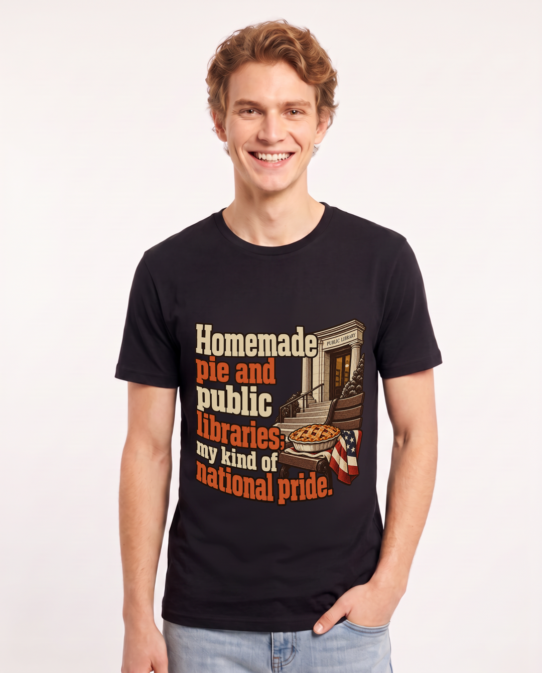 Patriotic Black T-Shirt for Men – Everyday Expression Graphic Tee product image 3