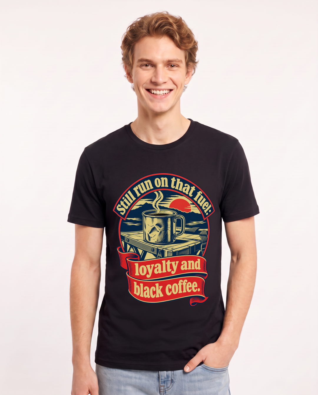 Veteran Black T-Shirt for Men – Everyday Expression Graphic Tee product image 3