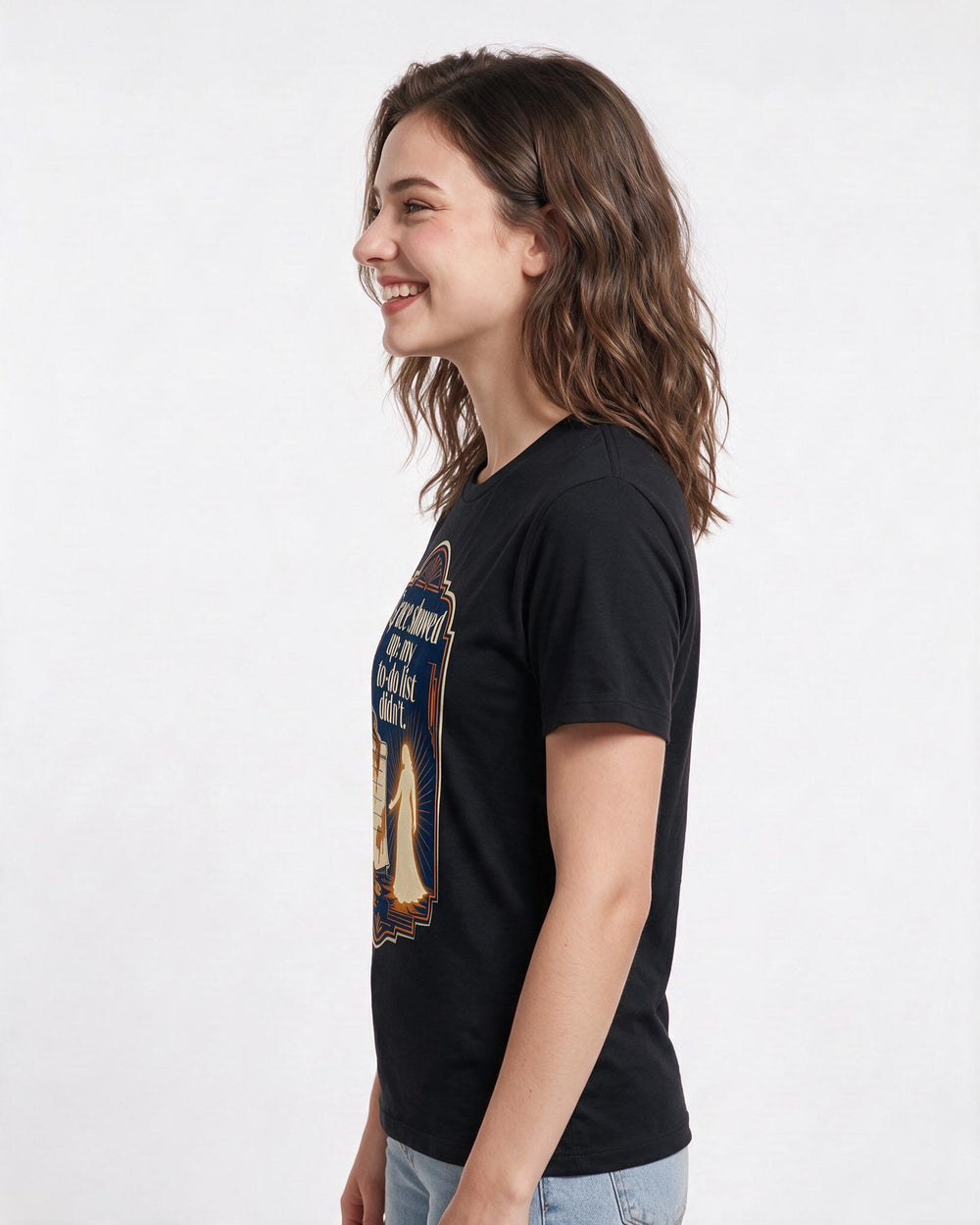 Christian Faith Black T-Shirt for Women – Everyday Expression Graphic Tee product image 2