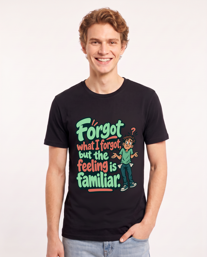 Meme Black T-Shirt for Men – Everyday Expression Graphic Tee product image 3