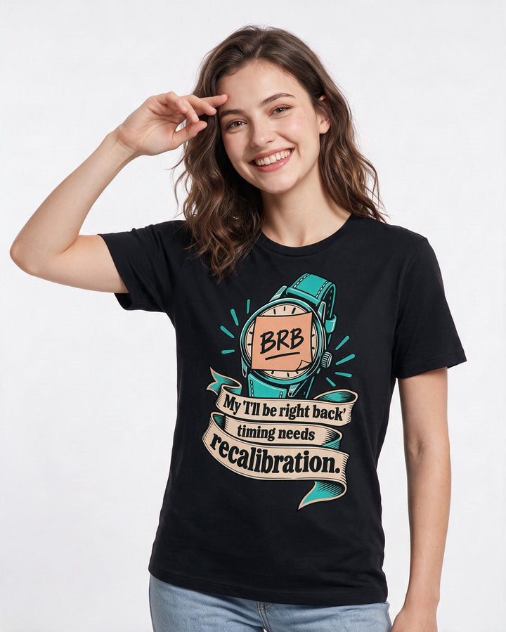 Nurse Black T-Shirt for Women – Nursing Life Graphic Tee product image 1
