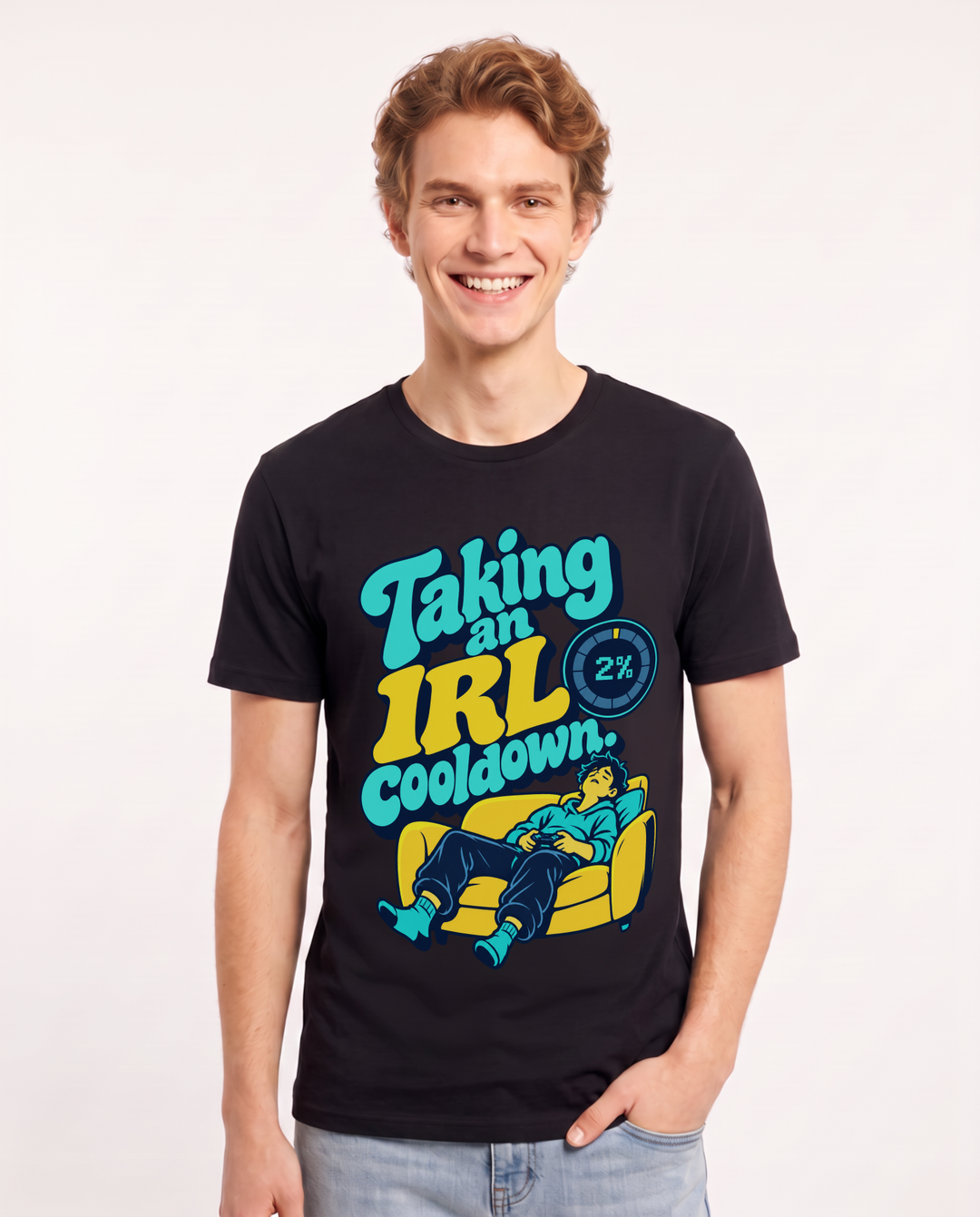 Gaming Black T-Shirt for Men – Game Night Graphic Tee product image 3