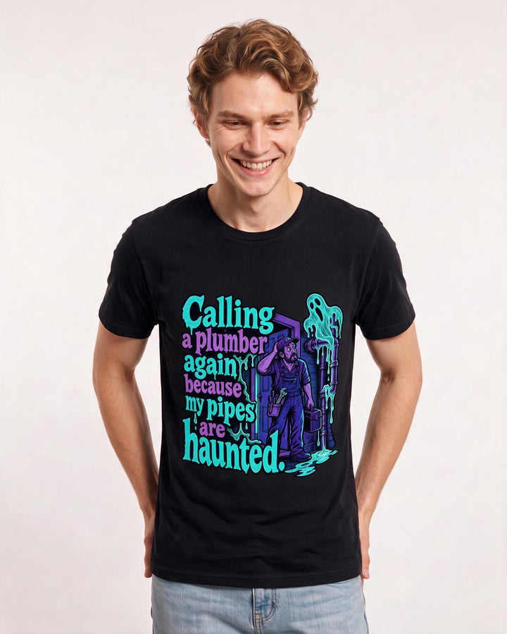 Halloween Black T-Shirt for Men – Halloween Theme Graphic Tee product image 1