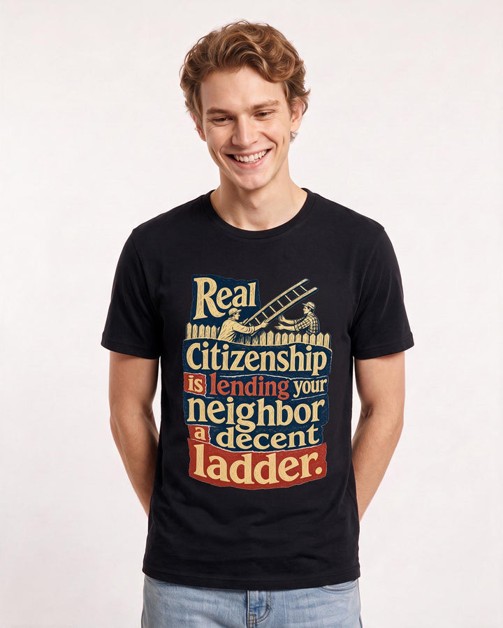 Patriotic Black T-Shirt for Men – Everyday Expression Graphic Tee product image 3