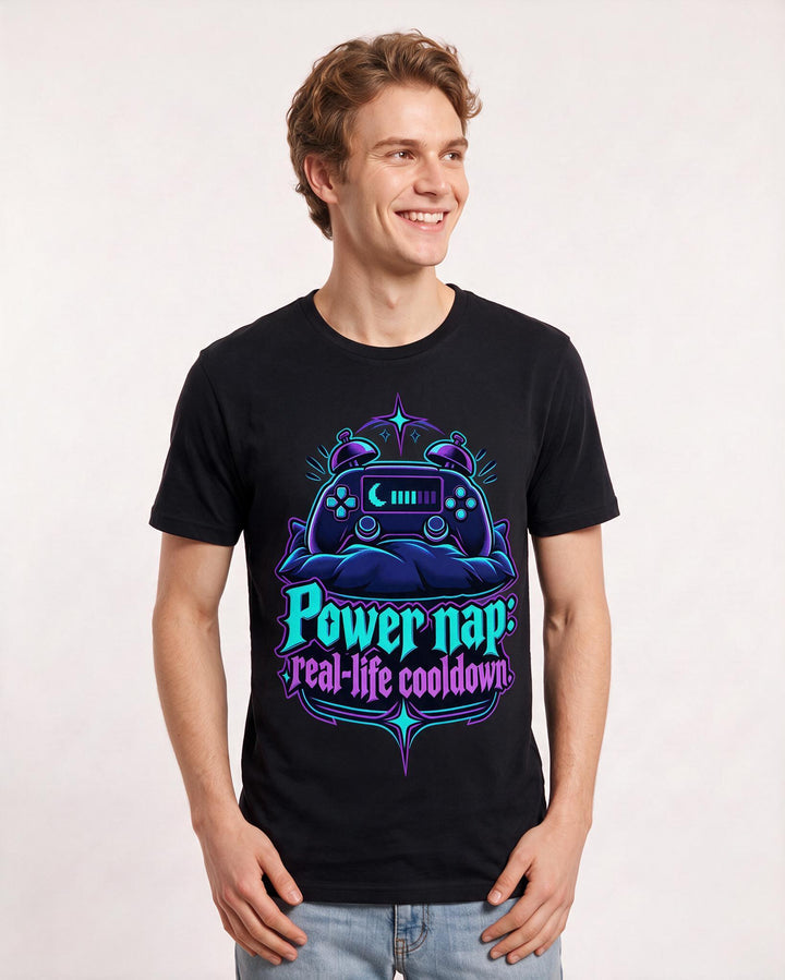 Gaming Black T-Shirt for Men – Game Night Graphic Tee product image 1