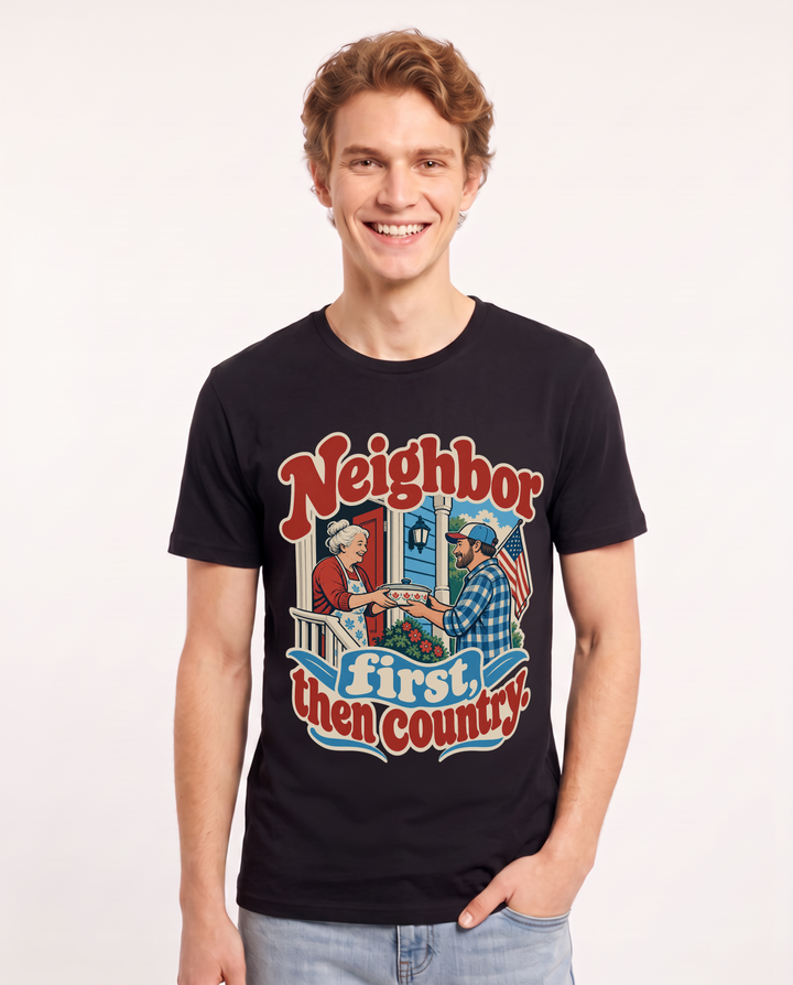 Patriotic Black T-Shirt for Men – Everyday Expression Graphic Tee product image 3