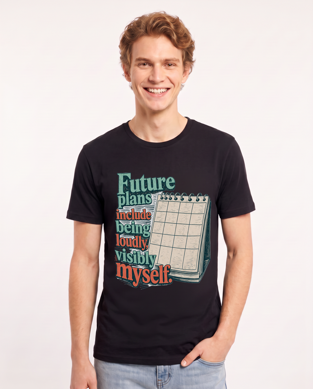 Pride Black T-Shirt for Men – Everyday Expression Graphic Tee product image 3