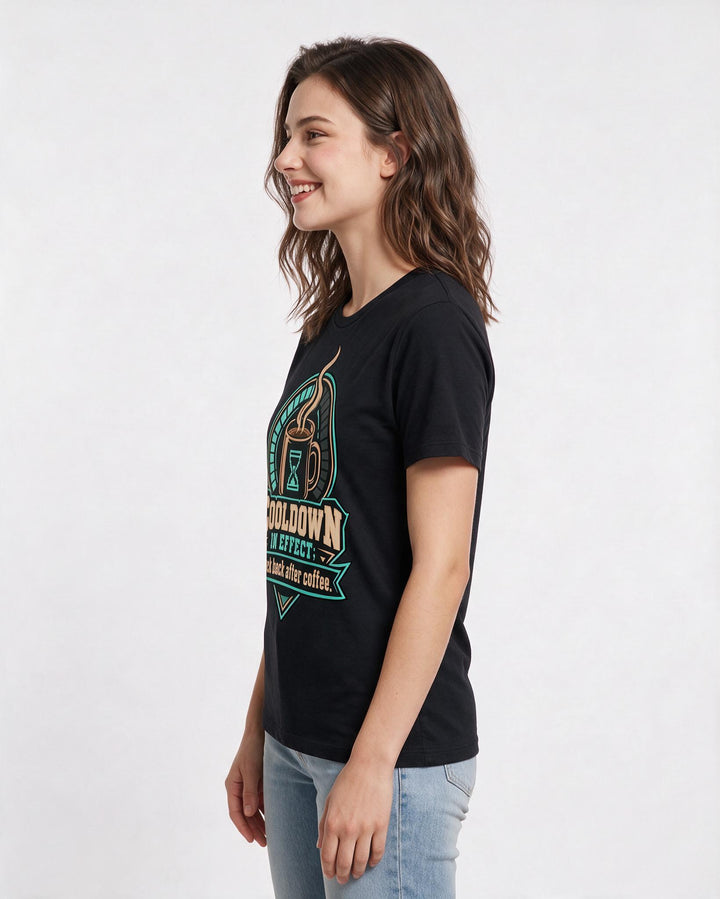 Gaming Black T-Shirt for Women – Game Night Graphic Tee product image 2