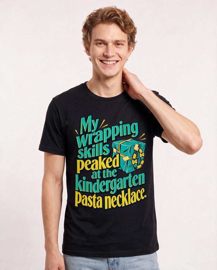 Christmas Black T-Shirt for Men – Holiday Theme Graphic Tee product image 1