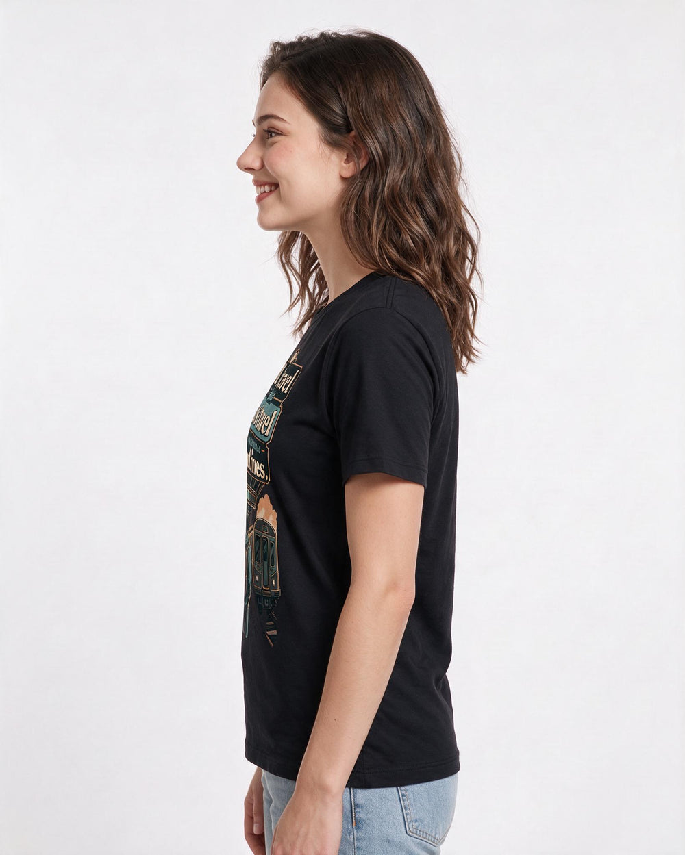 Gaming Black T-Shirt for Women – Game Night Graphic Tee product image 2