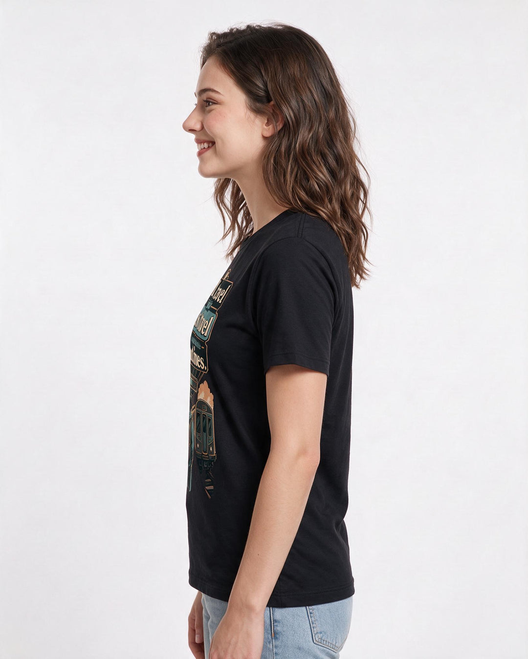 Gaming Black T-Shirt for Women – Game Night Graphic Tee product image 2