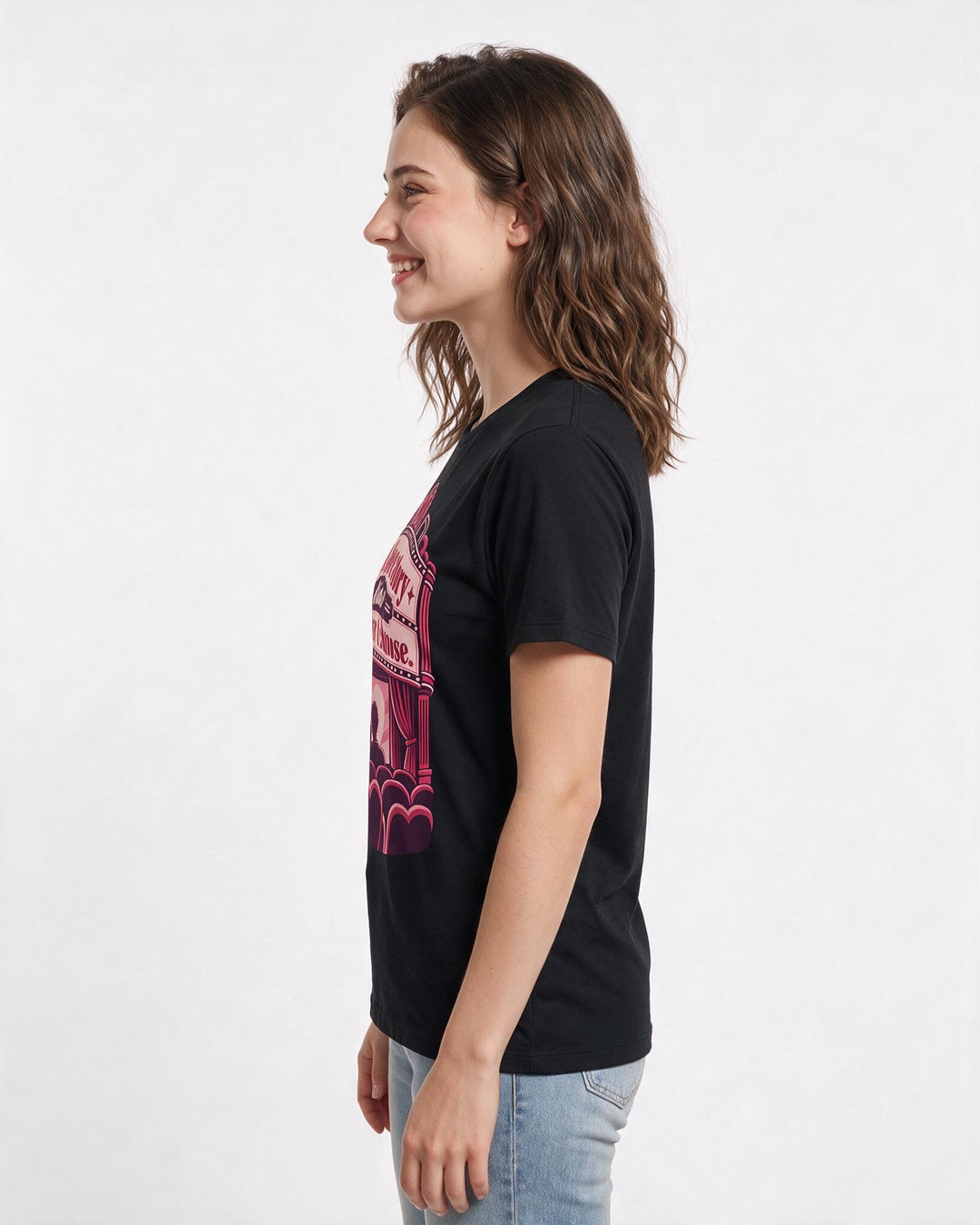 Pride Black T-Shirt for Women – Everyday Expression Graphic Tee product image 2