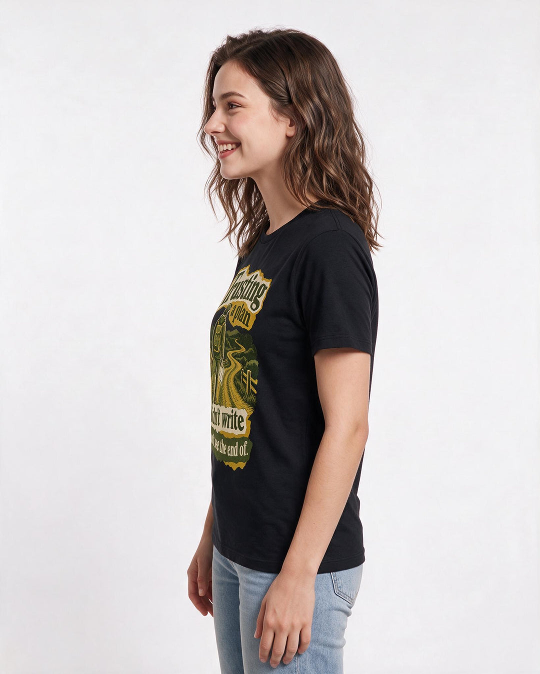 Christian Faith Black T-Shirt for Women – Everyday Expression Graphic Tee product image 2