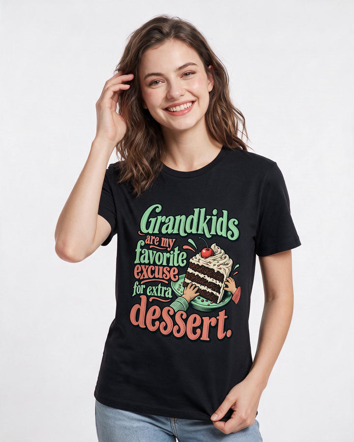 Family Black T-Shirt for Women – Everyday Expression Graphic Tee product image 1