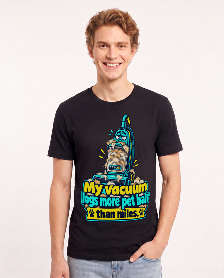 Cat Lover Black T-Shirt for Men – Everyday Expression Graphic Tee product image 3