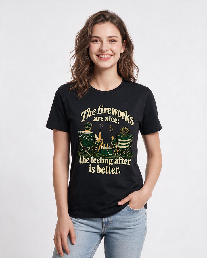 Patriotic Black T-Shirt for Women – Everyday Expression Graphic Tee product image 1