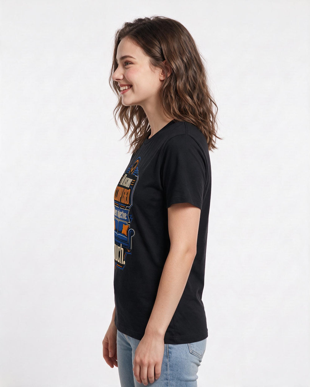 Gaming Black T-Shirt for Women – Game Night Graphic Tee product image 2